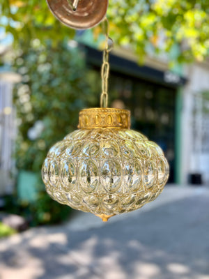 Lámpara ovalada burbujas