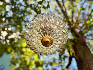 Lámpara ovalada burbujas