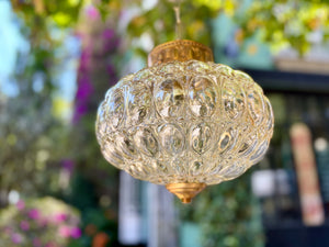 Lámpara ovalada burbujas