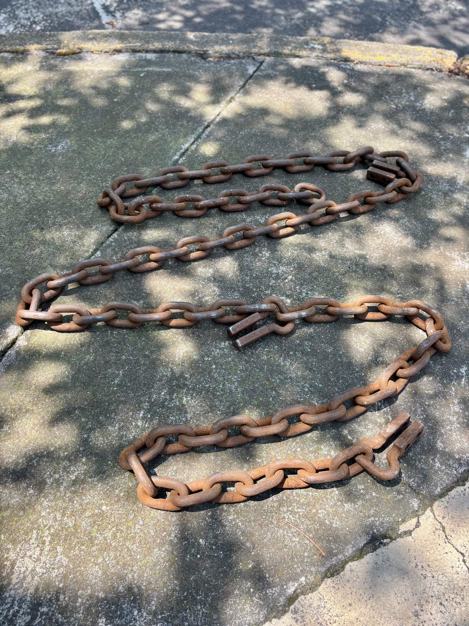 Cadena de hierro forjado