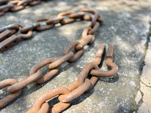 Cadena de hierro forjado