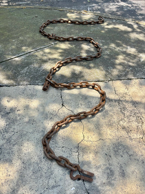 Cadena de hierro forjado