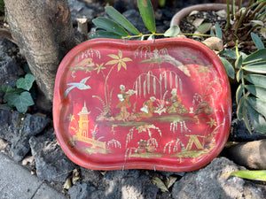 Charola de motivos orientales