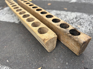Moldes de piloncillo largos