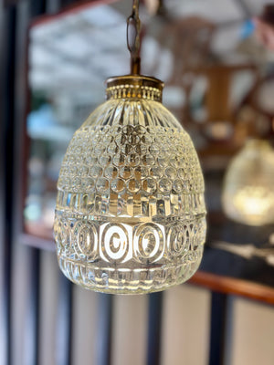 Lámparas de vidrio labrado