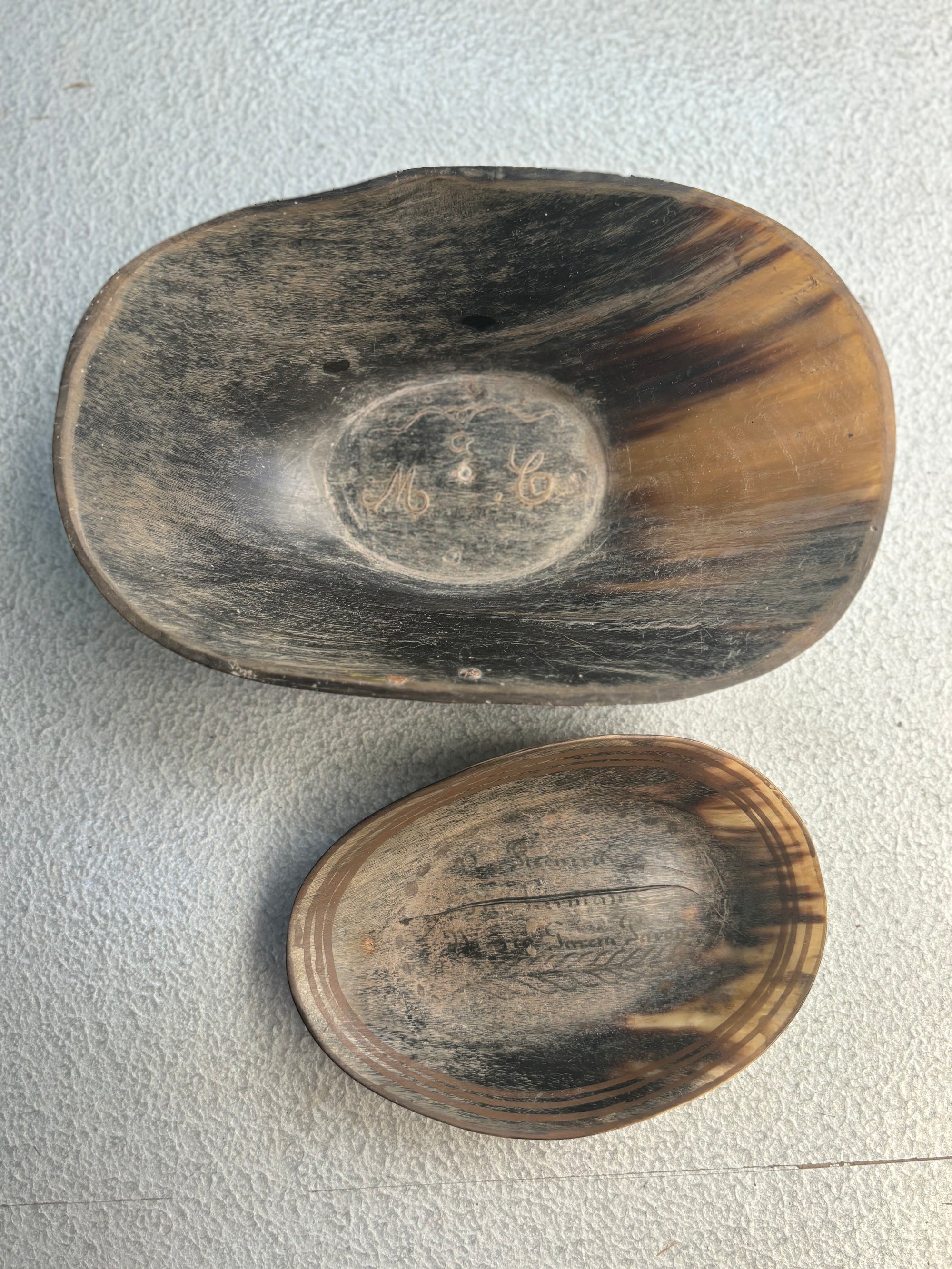 Cuencos de cuerno