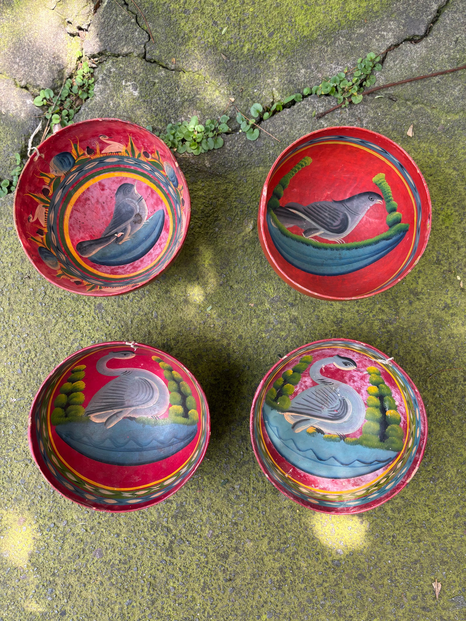 Jícaras de tejate paloma