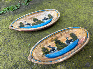 Platos de semilla cacao