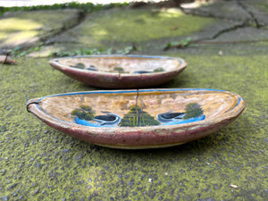 Platos de semilla cacao