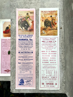 Carteles taurinos