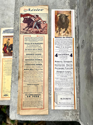 Carteles taurinos