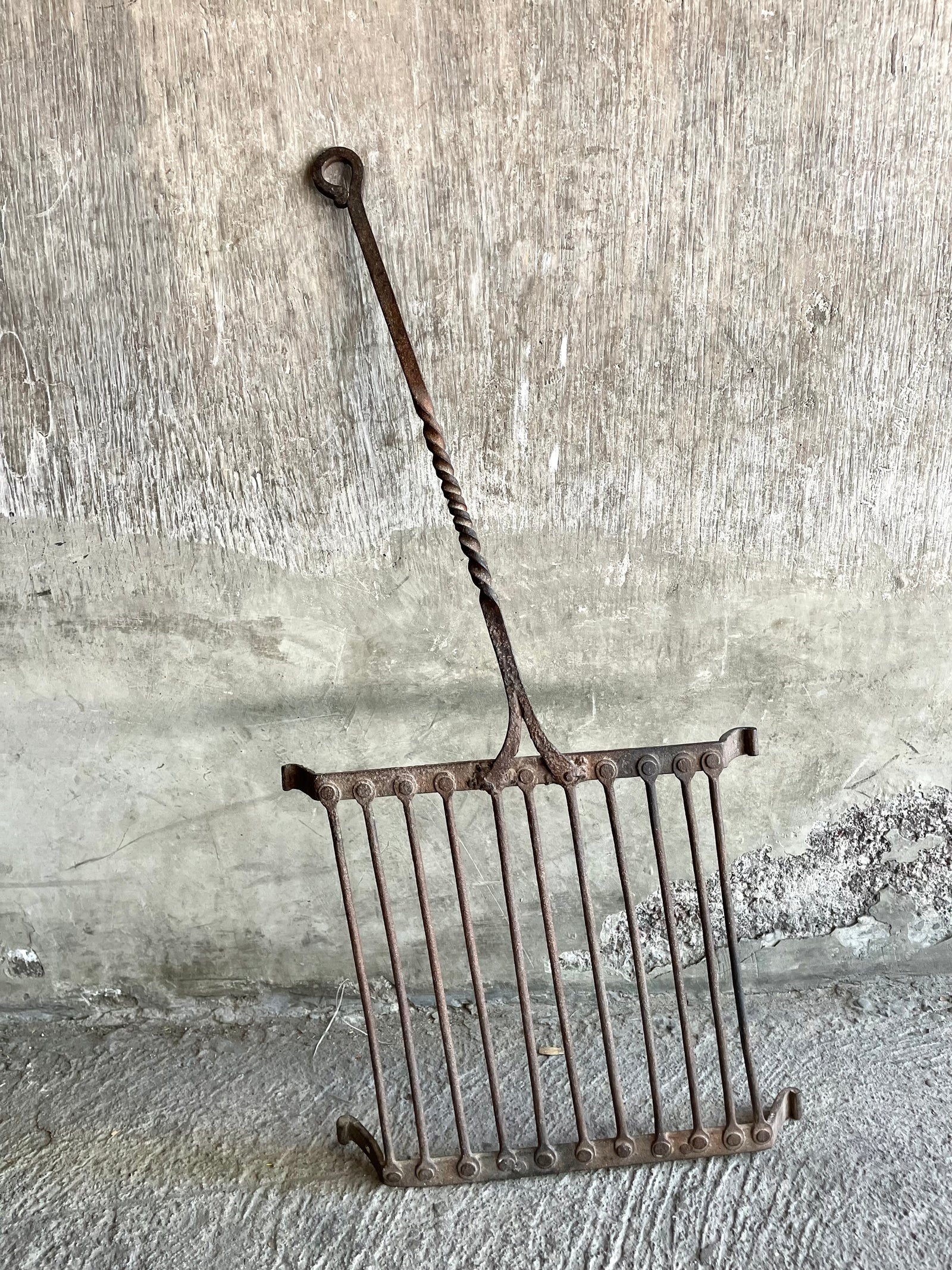 Parrilla hierro forjado