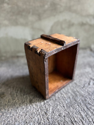 Medida cuartillo de madera