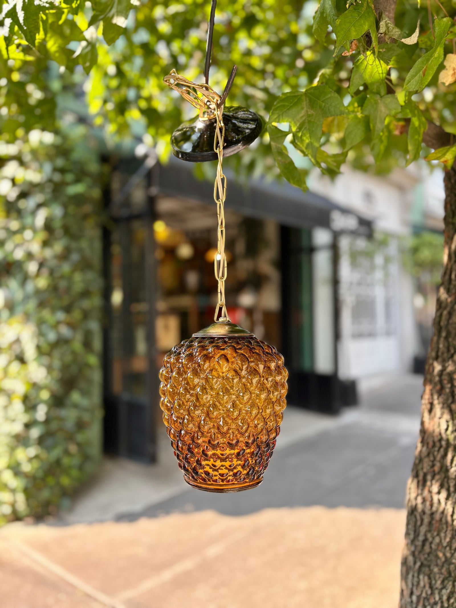 Lámpara forma de piña