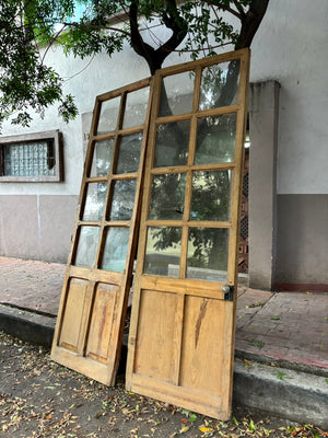 Par de Puertas vidrieras