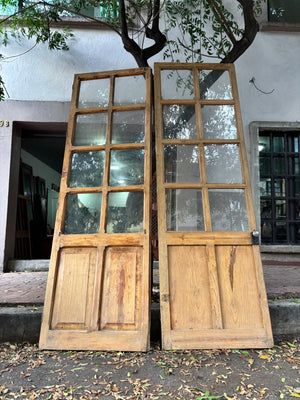 Par de Puertas vidrieras