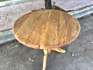 Mesa redonda pedestal
