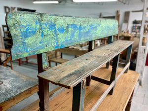 Banca respaldo verde