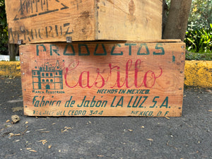 Cajas de fábrica de jabón