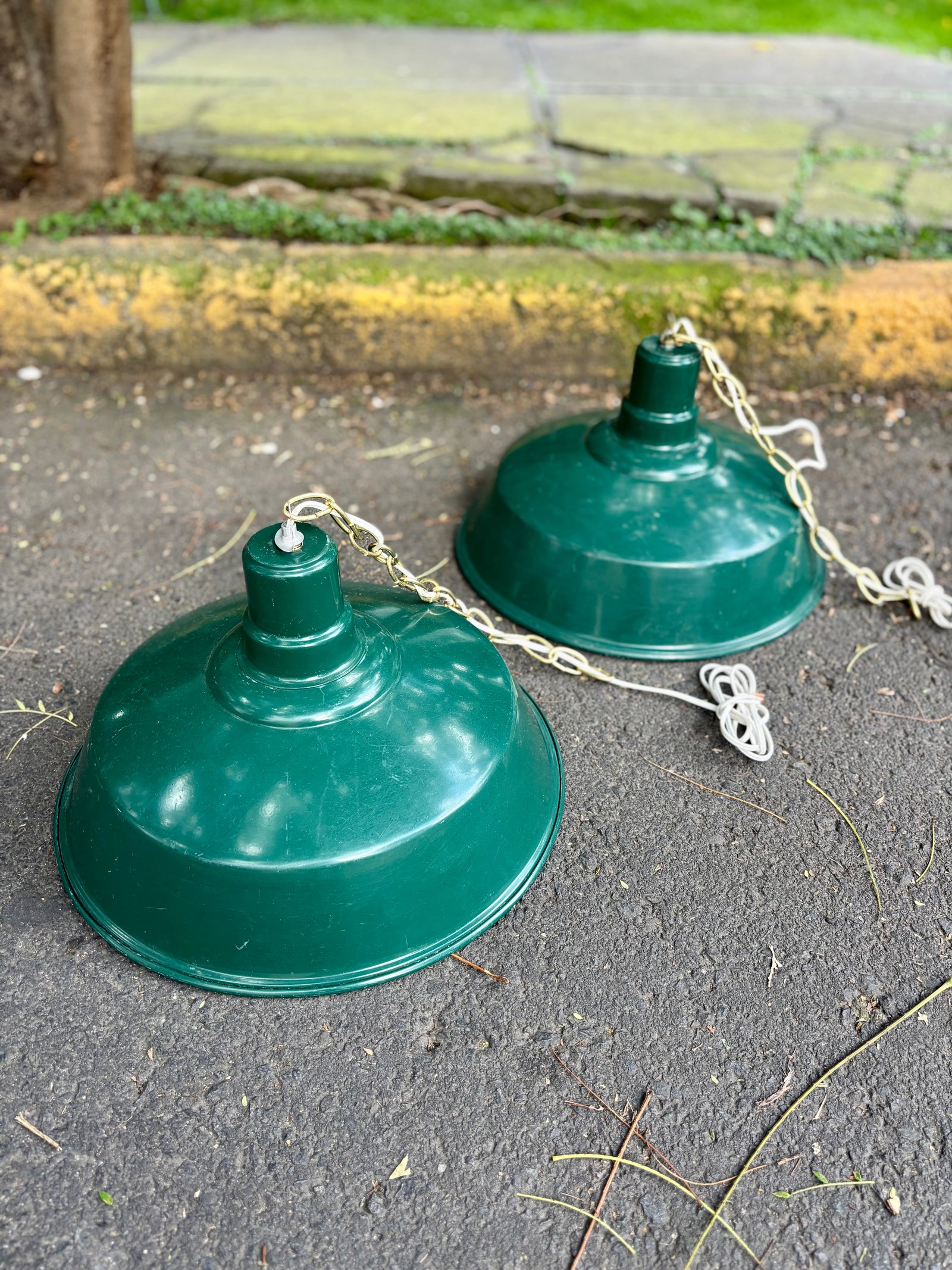 Lámparas industriales verdes