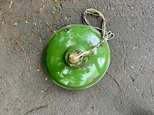 Lámpara industrial porcelanizada