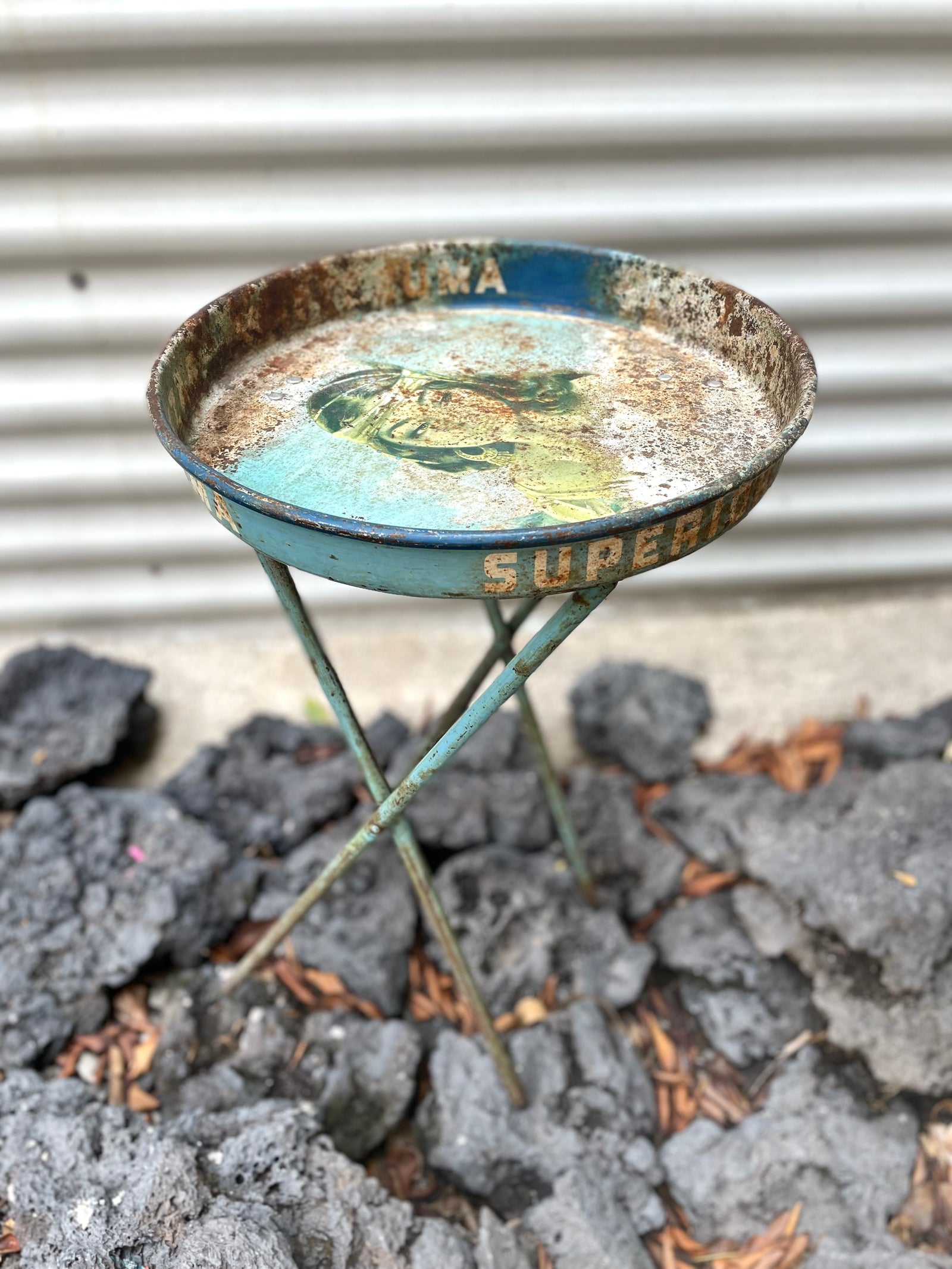 Mesa de charola plegable