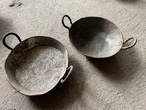 Cazos de cobre medianos