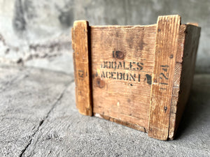 Caja de madera industrial