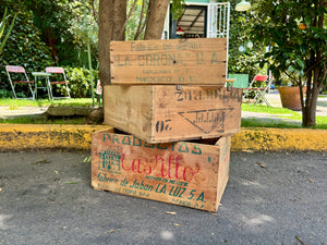 Cajas de fábrica de jabón