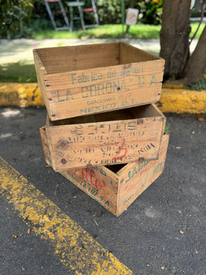 Cajas de fábrica de jabón
