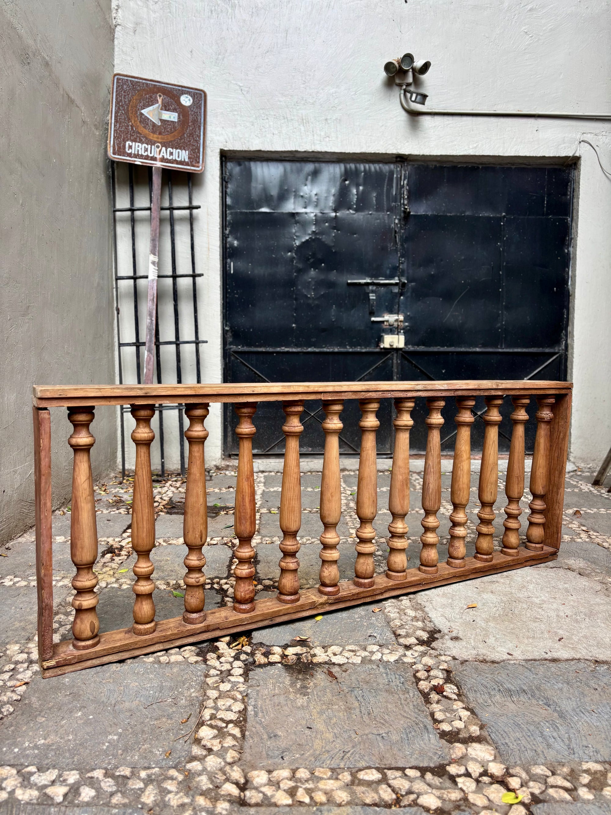 Barandal de madera