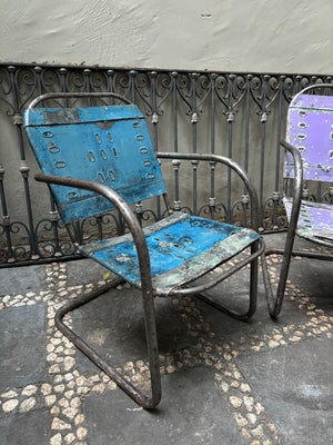 Butacas metálicas