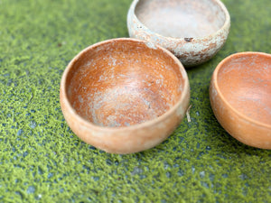 Cajetes de barro antiguo