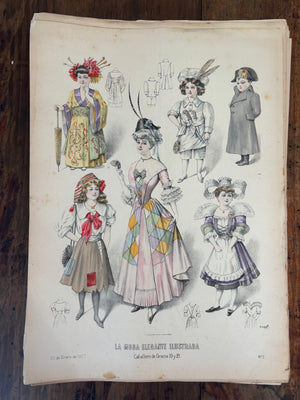 Ilustraciones de “La moda elegante”