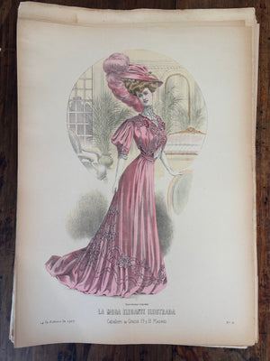 Ilustraciones de “La moda elegante”