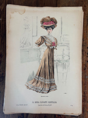 Ilustraciones de “La moda elegante”