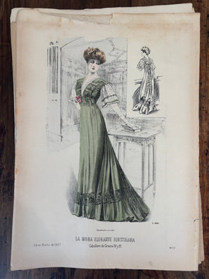 Ilustraciones de “La moda elegante”