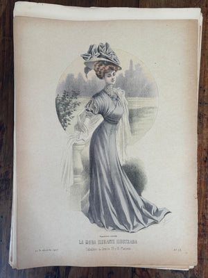 Ilustraciones de “La moda elegante”