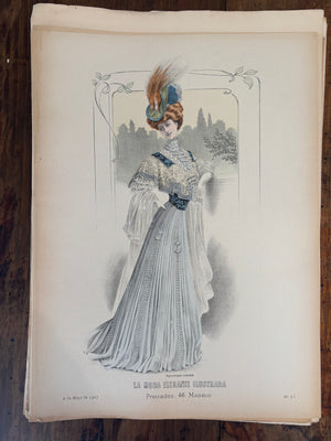 Ilustraciones de “La moda elegante”