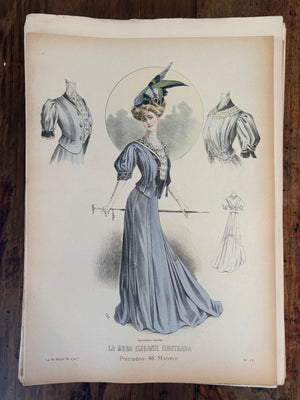 Ilustraciones de “La moda elegante”