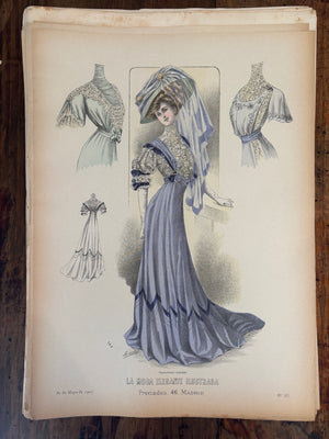 Ilustraciones de “La moda elegante”