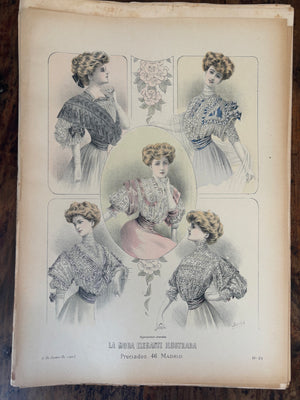 Ilustraciones de “La moda elegante”