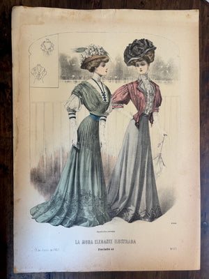 Ilustraciones de “La moda elegante”