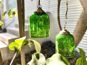 Lámparas de pepita verde