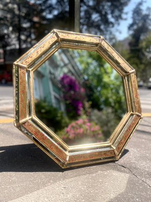 Espejo octagonal eglomise