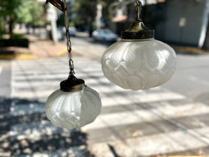 Lámparas vidrio esmerilado