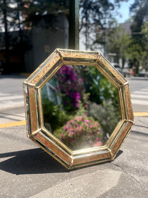 Espejo octagonal eglomise