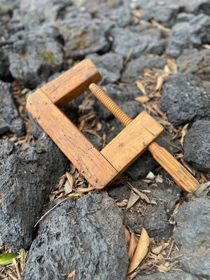 Prensa de madera