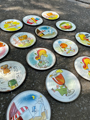 Coasters de caricaturas de bebidas