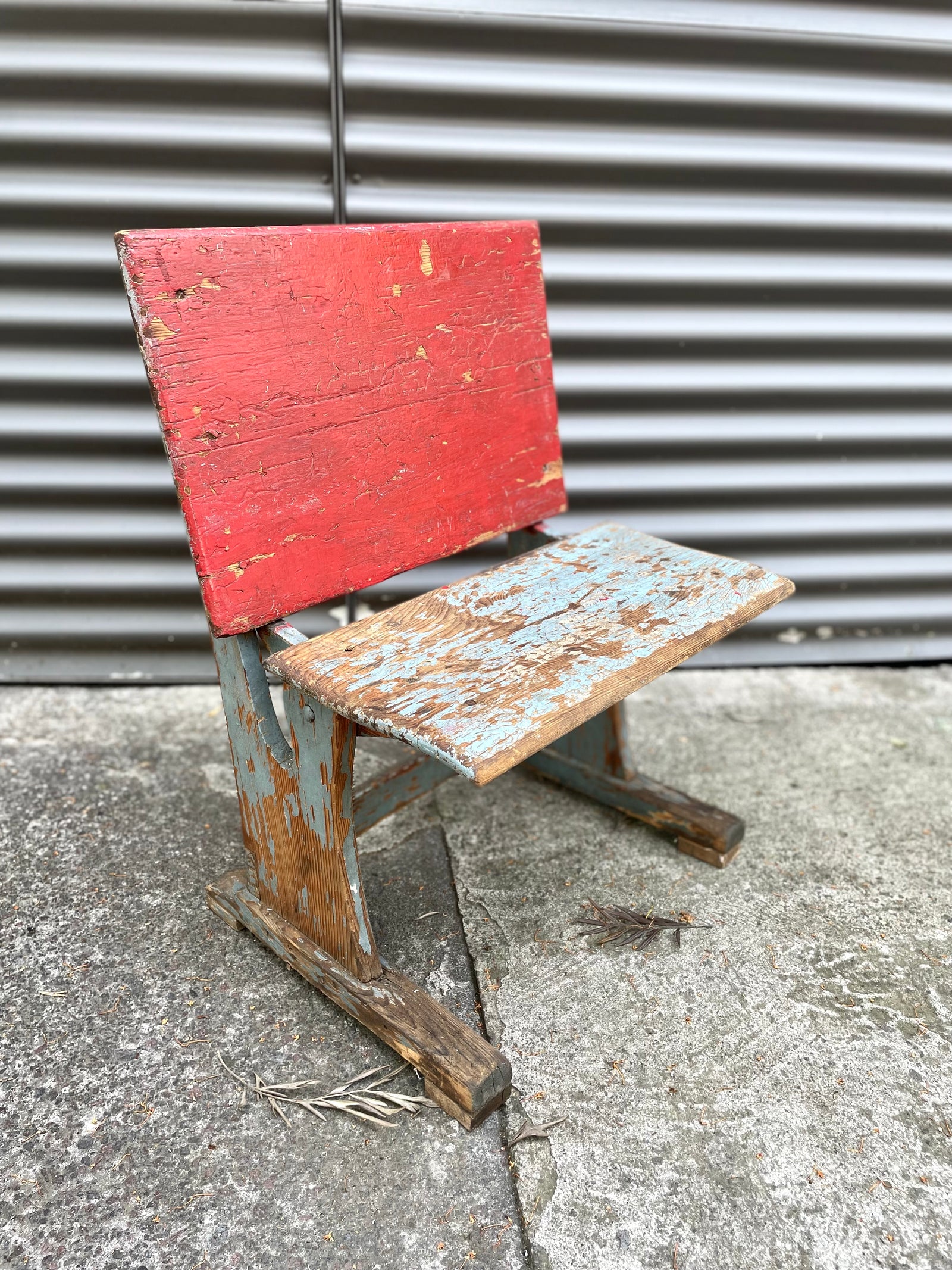 Banca de pupitre plegable